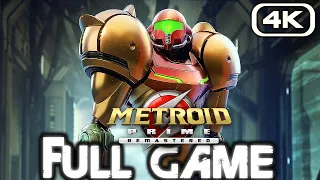 METROID PRIME REMASTERED Gameplay Walkthrough FULL GAME (4K 60FPS) No Commentary
