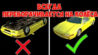 Урок по handling #4 - Машина всегда переворачивается на колёса GTA SA Android