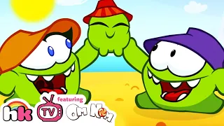 HooplaKidz TV - Om Nom Stories 💚  Summer Adventures - Super-Noms 💚  Cut the Rope | Cartoons for Kids