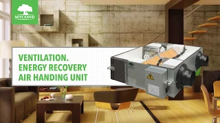 Energy recovery air handling unit