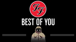 Foo Fighters • Best of You (CC) 🎤 [Karaoke] [Instrumental Lyrics]