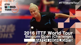 2016 Belgium Open Highlights: Georgina Pota vs Yui Hamamoto (Final)