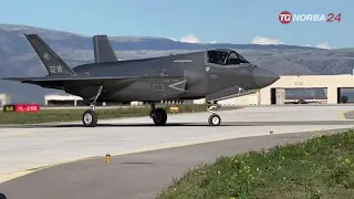 Amendola, esercitazione di piloti europei e statunitensi con F35