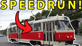 I speedran Prague Public Transit