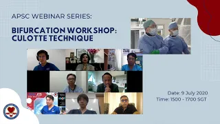 APSC CME Webinar Series: Bifurcation Workshop on Culotte Technique 9th July 2020