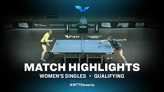 Lea Paulin vs Audrey Zarif | WTT Contender Laško 2021 | WS | Qual