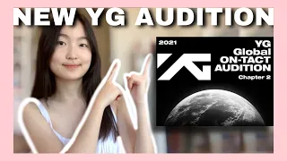 NEW YG AUDITION! - 2021 YG Global ON-TACT AUDITION Chapter 2 - How to AUDITION for YG Entertainment