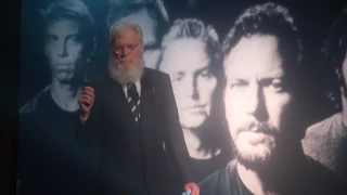 DAVE LETTERMAN FULL SPEECH - Rock & Roll Hall of Fame Induction of Pearl Jam 2017