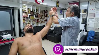 ASMR MUNUR ONKAN FOR LONELY, DEPRESSION AND STRESS! MASSAGE TO THE CHİEF WRESTLER