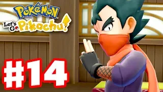 Pokemon Let's Go Pikachu and Eevee - Gameplay Walkthrough Part 14 - Gym Leader Koga!