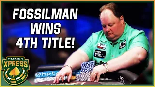 Greg 'Fossilman' Raymer runs like a GOD and wins RECORD-BREAKING 4th HPT Title!