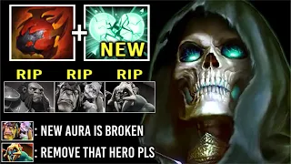 NEW IMBA 7.34 AURA + Heart Necrophos 200 HP Regen Delete Everyone Most Broken Raid Boss Hero Dota 2
