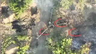 Вогневий удар з закритих вогневих позицій по артилерійським установкам окупантів