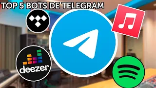 TOP 5 BOTS DE TELEGRAM PARA MUSICA HI-RES | BOTS DE TELEGRAM