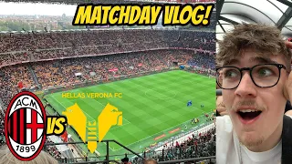 FIRST VISIT TO THE SAN SIRO! AC Milan vs Verona Matchday Vlog (*The MILAN ULTRAS are INCREDIBLE!*)