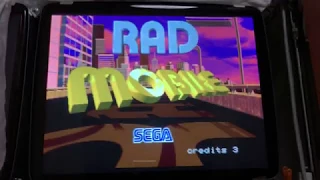 [アーケード基板]ラッドモビール Rad Mobile (SEGA SYSTEM32) デモ画面及び自作コントローラの動作確認