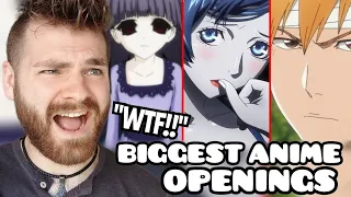 Reacting to the BIGGEST ANIME OPENINGS | BLEACH x KOKKOKU x SHIKI | New Anime Fan! | REACTION!!