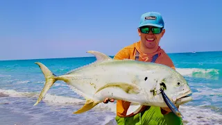 Monster Fish Saves the Day While Surf Fishing!