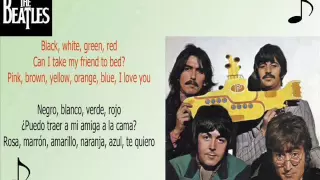 The Beatles All Together Now Solo Letra Sub Español   Ingles