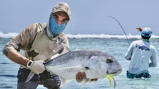 Fishing Reefs & Flats For BIG Geets (Maldives On The Fly Episode 2)
