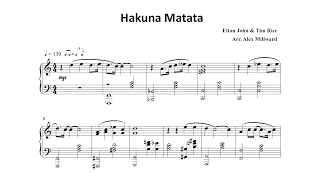 Hakuna Matata | Piano Arrangement (Free Sheet Music)