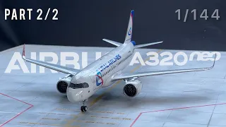 Assembly model A320Neo Ural Airlines (Part 2/2), 1/144, Zvezda (English sub) @BigScale #a320neo