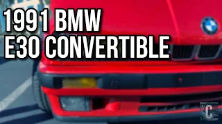 1991 Bmw e30 3 series convertible resto mod the ultimate tanning machine las vegas car meet