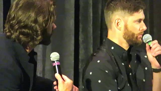 Jared and Jensen on how they treated Friends who directed eps. (SPNPItt 2018)