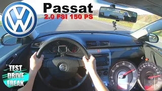 2005 VW Passat Variant 2.0 FSI 150 PS TOP SPEED AUTOBAHN DRIVE POV