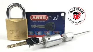 Abus plus “89/40" Disc detainer padlock. Picked