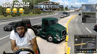 This game is HILARIOUS!!! + NEW SETUP?! - American Truck Simulator Multiplayer