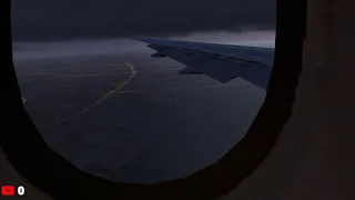 Amazing Night Landing at LAX