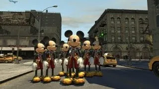 Grand Theft Auto IV - Mickey Mouse (MOD) HD