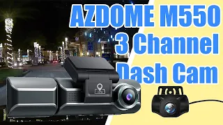 AZDOME M550 Dash Cam - Unboxing - Installation - Footage Day & Night