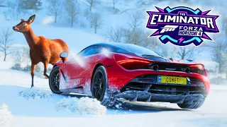 СПОРТКАР НА СНЕГУ vs ОЛЕНИ! ВЫШИБАЛЫ В FORZA HORIZON 4 ELIMINATOR