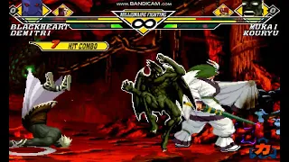 MUGEN BATTLES - Blackheart & Demitri vs. Mukai & Kouryu