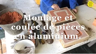 Moulage et coulée pièces en aluminium.