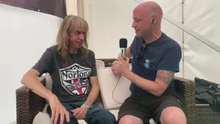 Brian Tatler of Diamond Head chats to Neil Jones of TotalRock at Bloodstock 2021