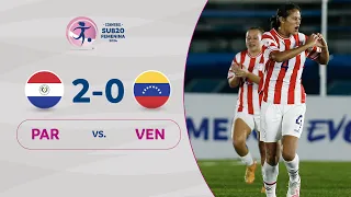 PARAGUAY vs. VENEZUELA [2-0] | RESUMEN | CONMEBOL SUB20 FEM | FASE FINAL