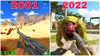 Evolution of serious Sam Games 2001 to 2022