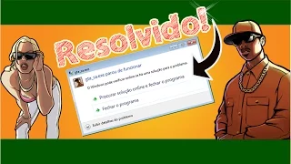 Como Resolver o Erro gta_sa.exe parou de funcionar (2017) #1