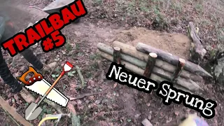 Der erste Sprung!!  Trailbau #5 🔨🪚🪓