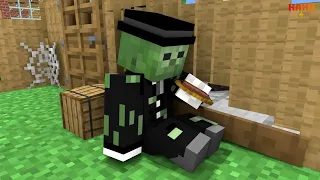 MONSTER SCHOOL : HOMELESS ZOMBIE BOY BECOMES A STAR - MINECRAFT ANIMATION