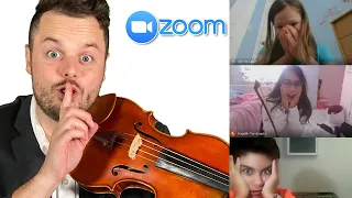 I Rickrolled Zoom Classes on Violin