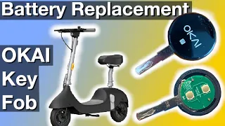 Battery Replacement Okai Electric Scooter Key Fob (How to Instructions - EA10)