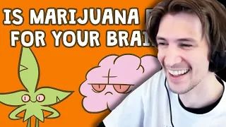 xQc reacts to Is marijuana bad for your brain? - Anees Bahji