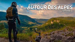 On rejoint la Suisse par les Vosges et le Jura | ROAD TRIP MOTO EUROPE - Autour des Alpes - [EP1]