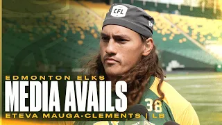 "I love the PHYSICALITY of Football" | LB Eteva Mauga-Clements | 2024 ROOKIE CAMP | 24.05.08