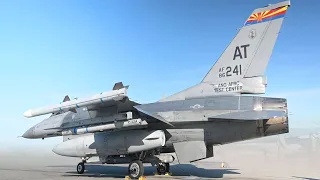 US F-16 Fighting Falcon Fighter Jet during Exercise Northern Edge