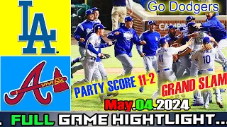 LA Dodgers vs  Braves [FULL GAME] Highlights (05/04/24)| MLB Season 2024